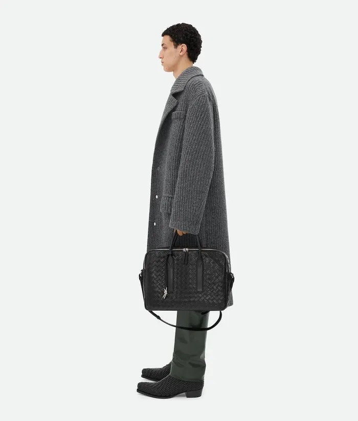 Men Bottega Veneta Briefcase Getaway Briefcase Black