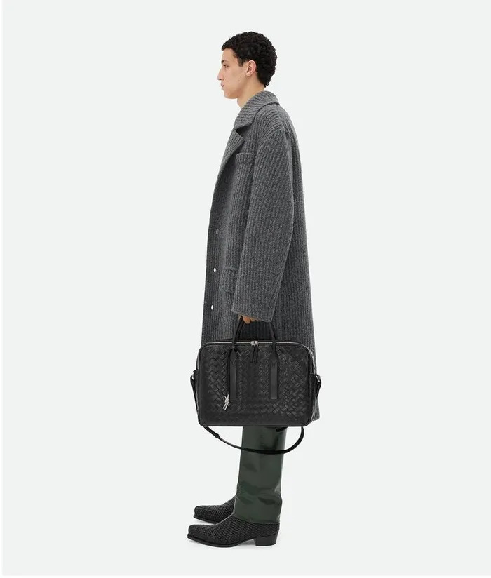 Men Bottega Veneta Briefcase Getaway Briefcase Black