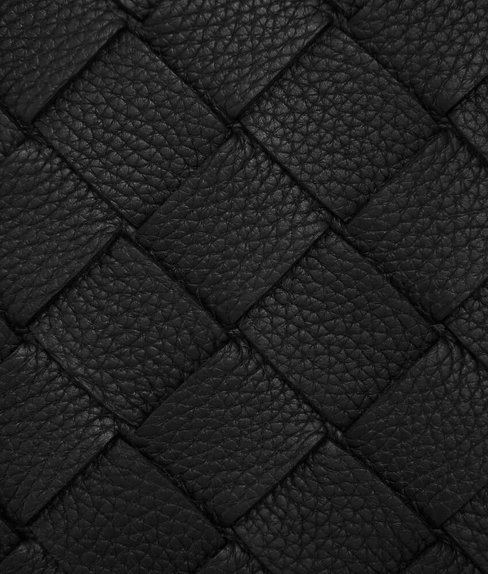 Men Bottega Veneta Briefcase Slim Intrecciato Briefcase Black