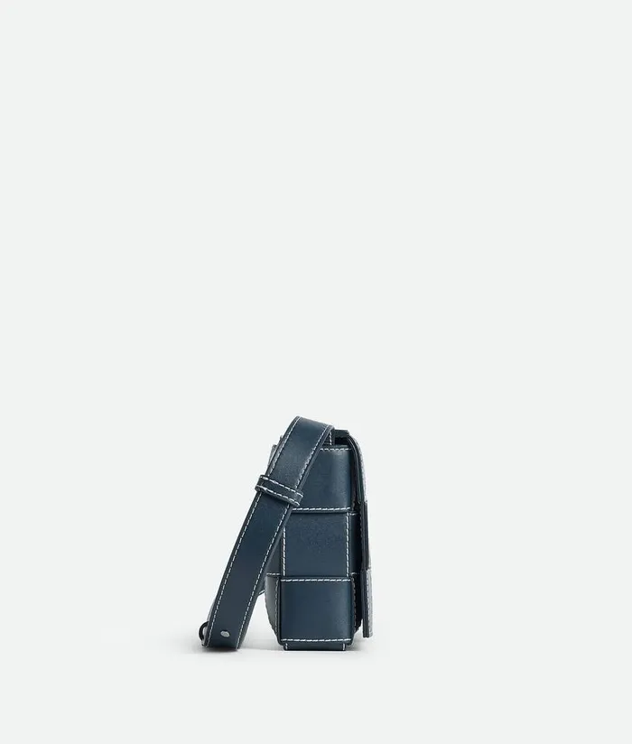 Men Bottega Veneta Crossbody Cassette Deep Bluenatural