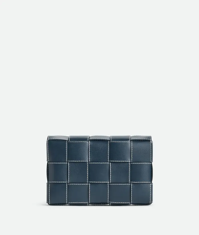 Men Bottega Veneta Crossbody Cassette Deep Bluenatural