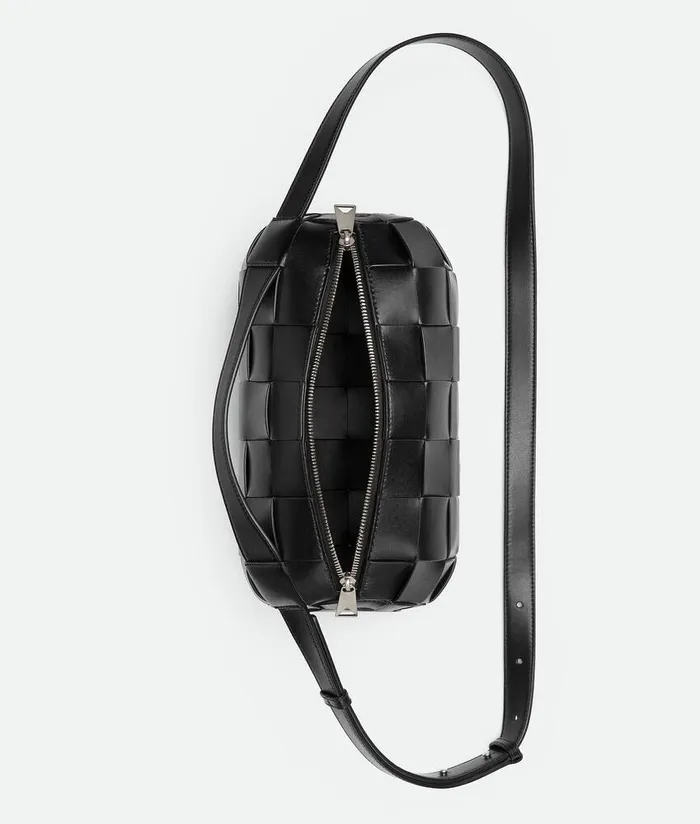 Men Bottega Veneta Crossbody Small Boombox Black