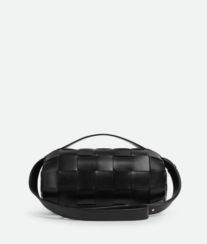 Men Bottega Veneta Crossbody Small Boombox Black