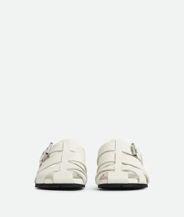 Men Bottega Veneta Sandals Alfie Sandal White