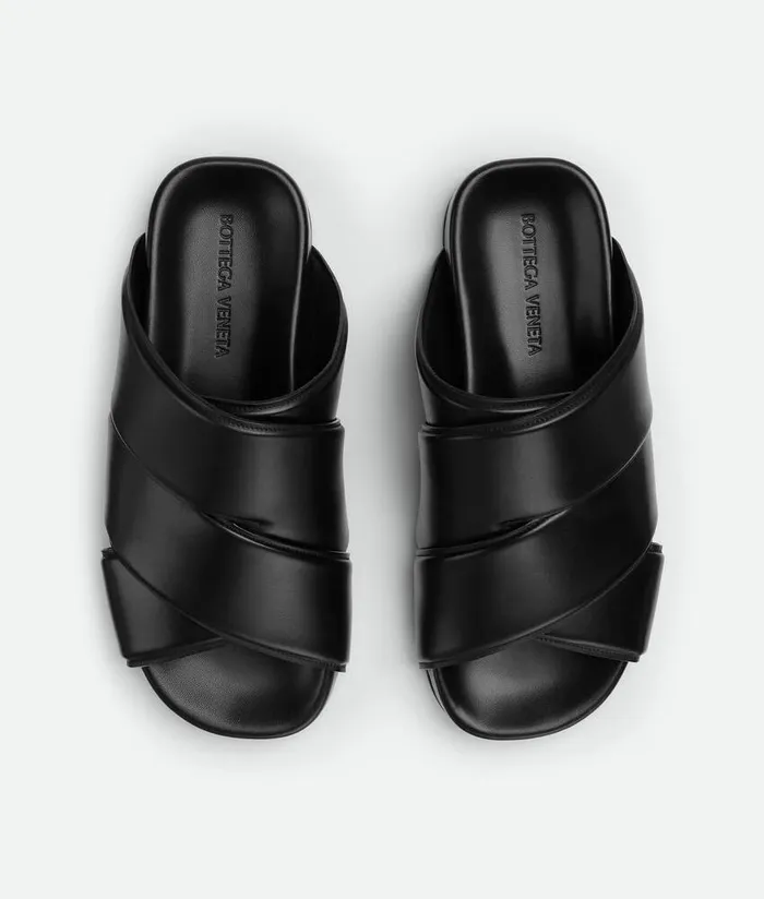 Men Bottega Veneta Sandals Bridge Mule Black