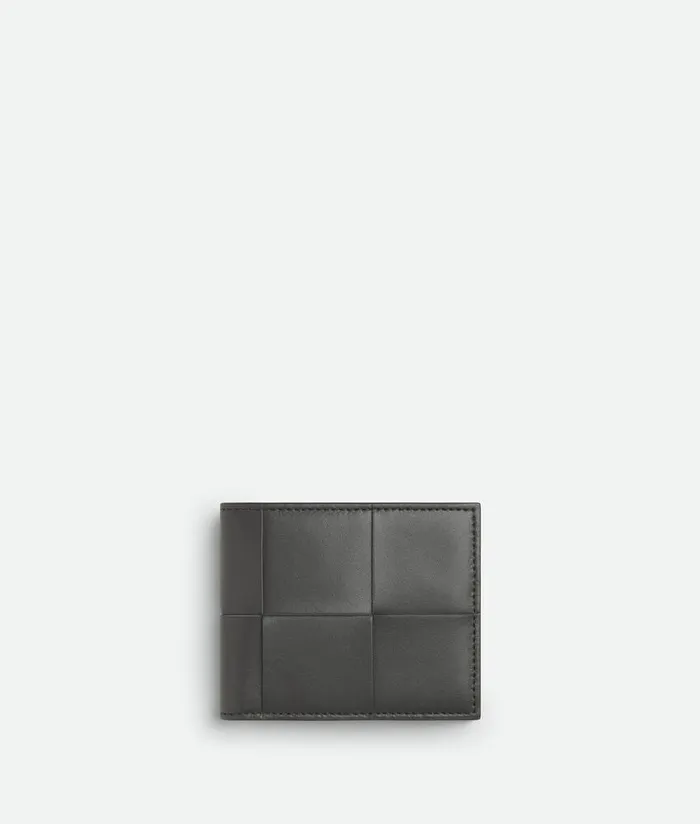 Men Bottega Veneta Small Wallets Cassette BiFold Wallet Lapillilimonite