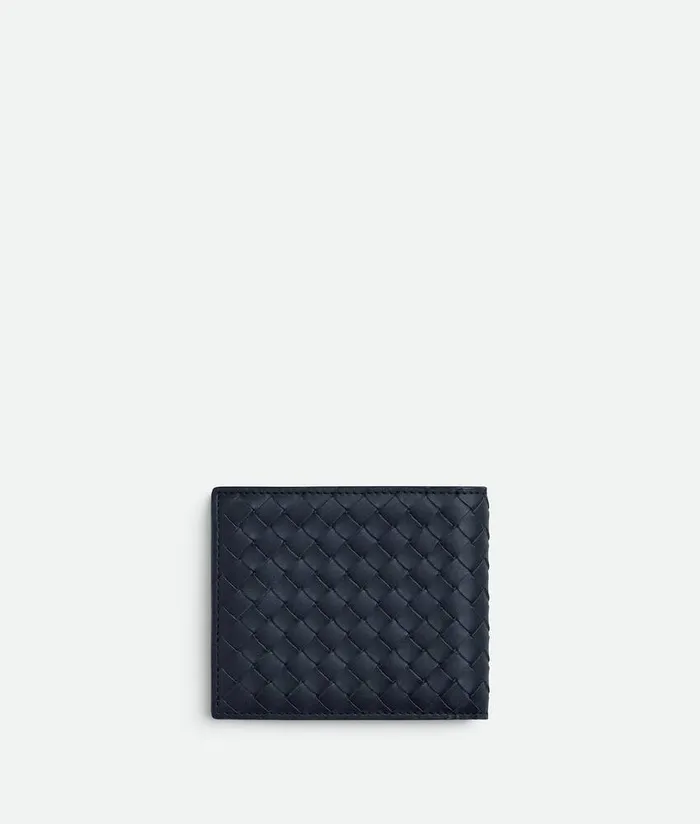 Men Bottega Veneta Small Wallets Intrecciato Piccolo BiFold Wallet Space