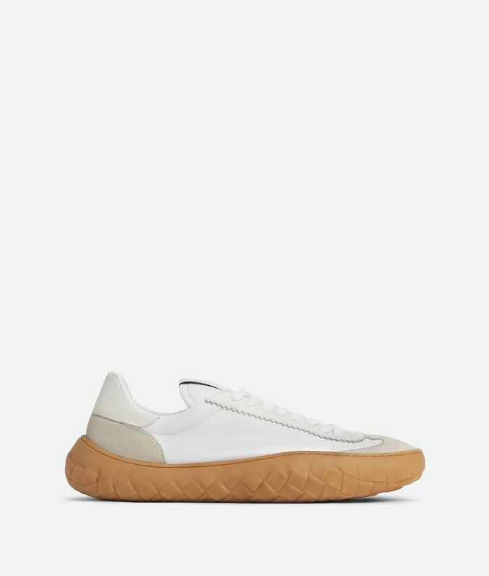 Men Bottega Veneta Sneakers Explora Sneaker Optic White Rubber Band