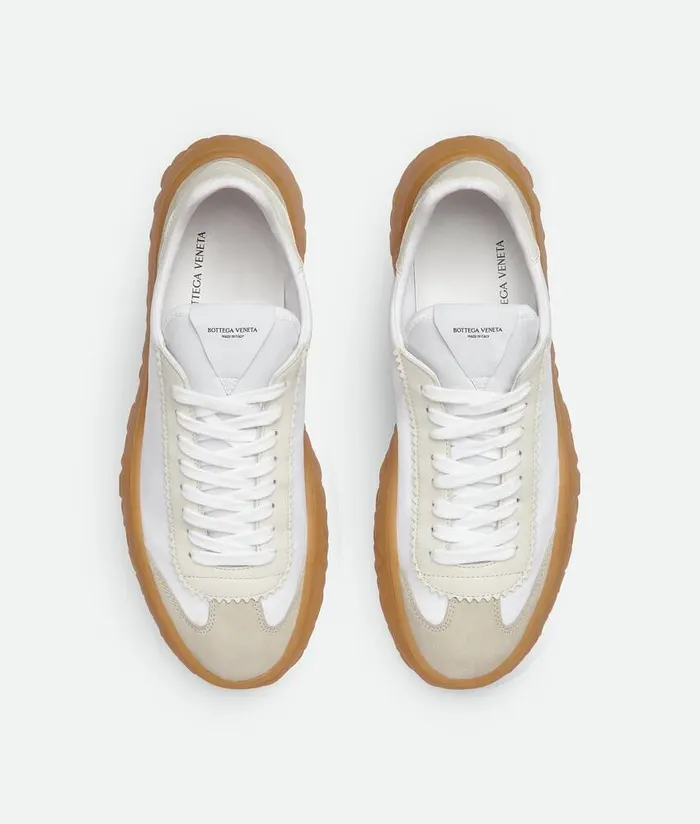 Men Bottega Veneta Sneakers Explora Sneaker Optic White Rubber Band