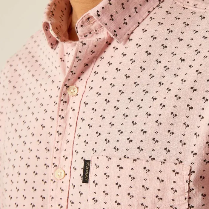 Men Button Down Shirts Ariat Marshall Stretch Modern Fit Shirt Rose Men Button Down Shirts Ariat Marshall Stretch Modern Fit Shirt Rose