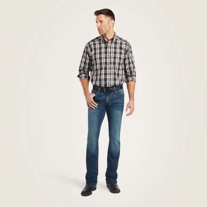 Men Button Down Shirts Ariat Pro Series Wilton Classic Fit Shirt Black Men Button Down Shirts Ariat Pro Series Wilton Classic Fit Shirt Black