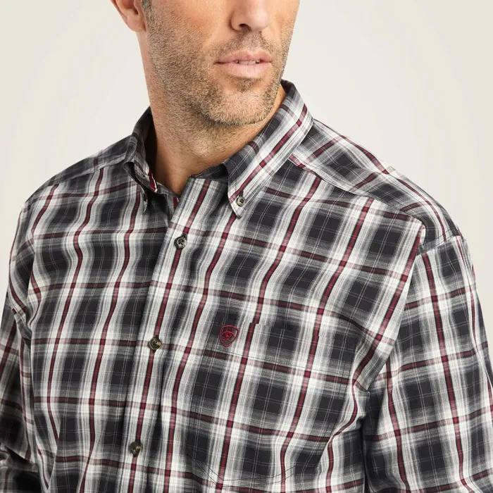 Men Button Down Shirts Ariat Pro Series Wilton Classic Fit Shirt Black Men Button Down Shirts Ariat Pro Series Wilton Classic Fit Shirt Black