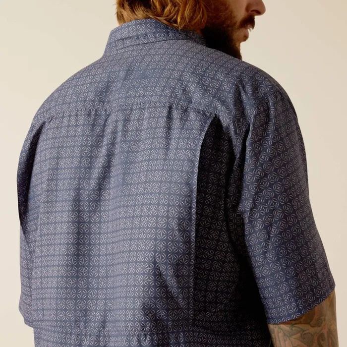 Men Button Down Shirts Ariat VentTEK Outbound Classic Fit Shirt Mood Indigo Men Button Down Shirts Ariat VentTEK Outbound Classic Fit Shirt Mood Indigo