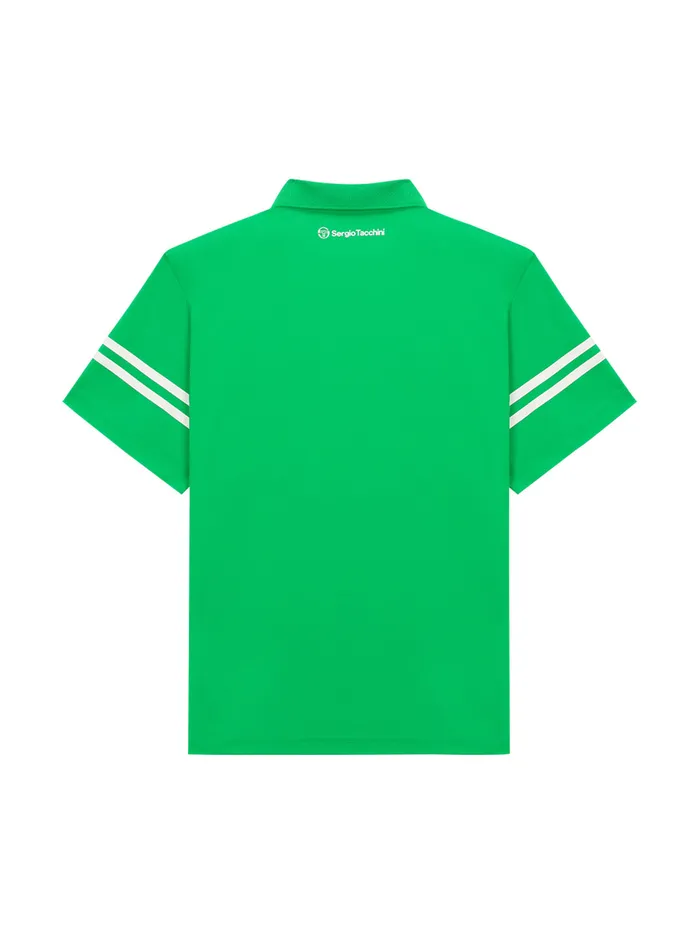 Men Court Styles Sergio Tacchini Essential Damarindo Polo Shirt Green