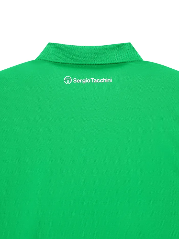 Men Court Styles Sergio Tacchini Essential Damarindo Polo Shirt Green
