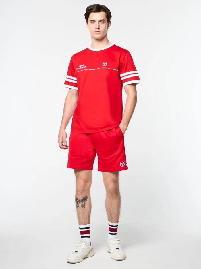 Men Court Styles Sergio Tacchini Orion Davis Ringer Tee Adrenaline RushWhite