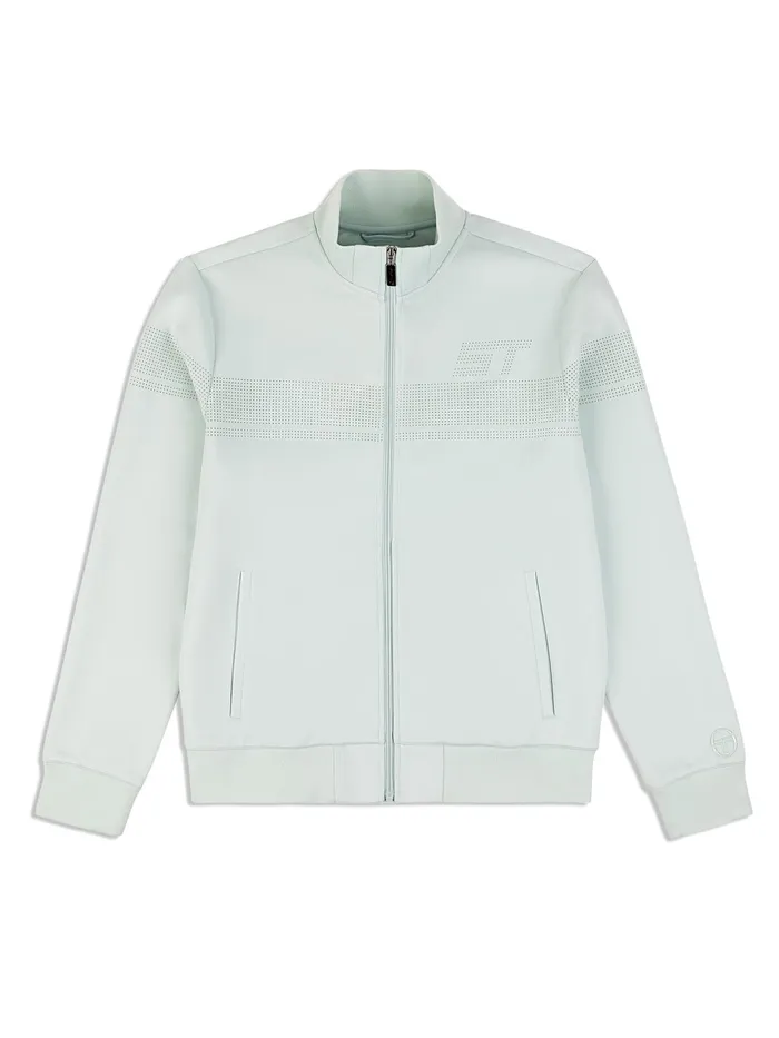 Men Court Styles Sergio Tacchini Perforata Track Jacket Surf Spray