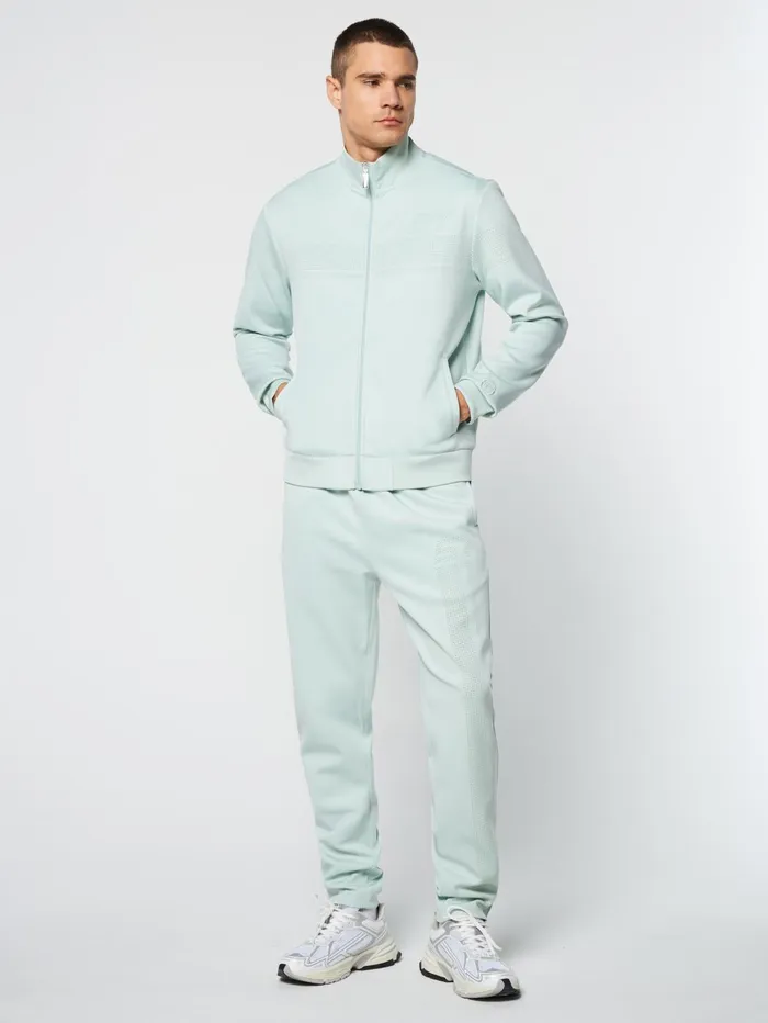 Men Court Styles Sergio Tacchini Perforata Track Jacket Surf Spray