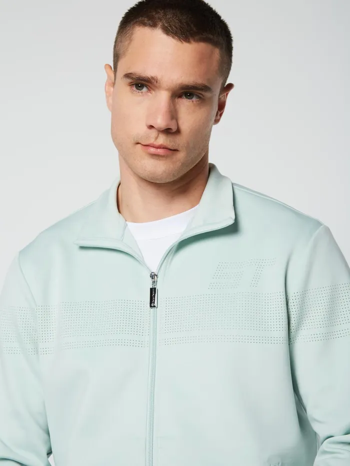 Men Court Styles Sergio Tacchini Perforata Track Jacket Surf Spray