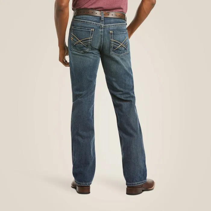 Men Denim Ariat M5 Slim Deadrun Stackable Straight Leg Jean Deadrun