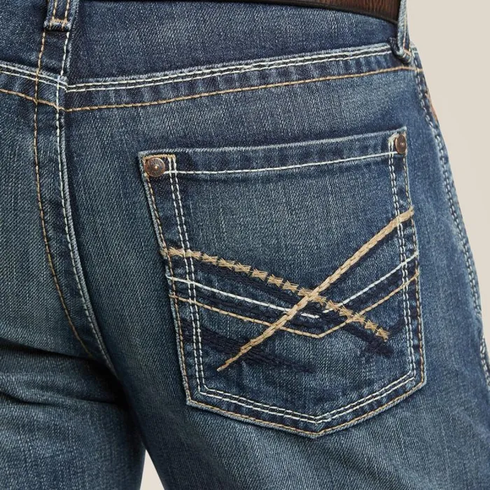 Men Denim Ariat M5 Slim Deadrun Stackable Straight Leg Jean Deadrun