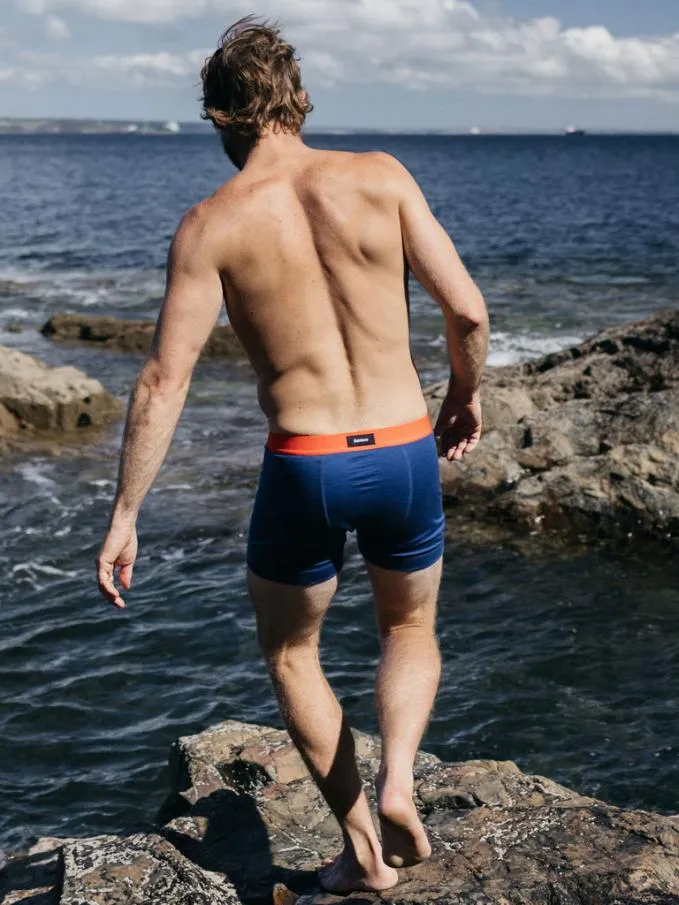 Men Eddy 20 Merino Wool Boxers Atlanticflame Finisterre Base Layers and Underwear Men Eddy 20 Merino Wool Boxers Atlanticflame Finisterre Base Layers and Underwear