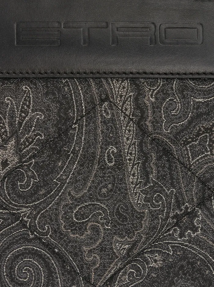 Men Etro Backpacks And Belt Bags Paisley Backpack With Logo And Pegaso Black Men Etro Backpacks And Belt Bags Paisley Backpack With Logo And Pegaso Black