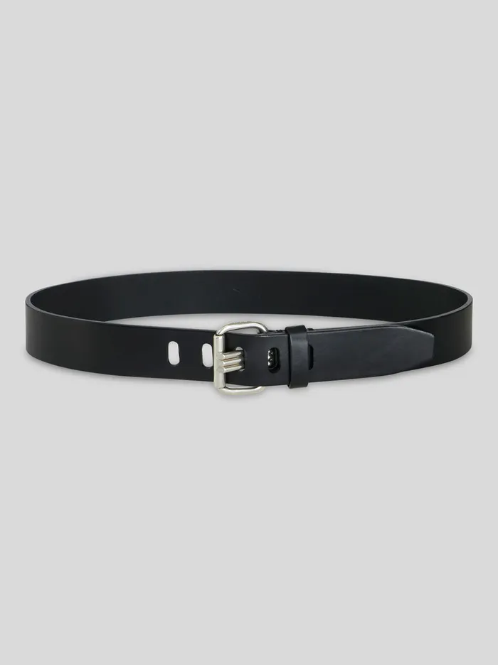 Men Etro Belts Leather Belt Black