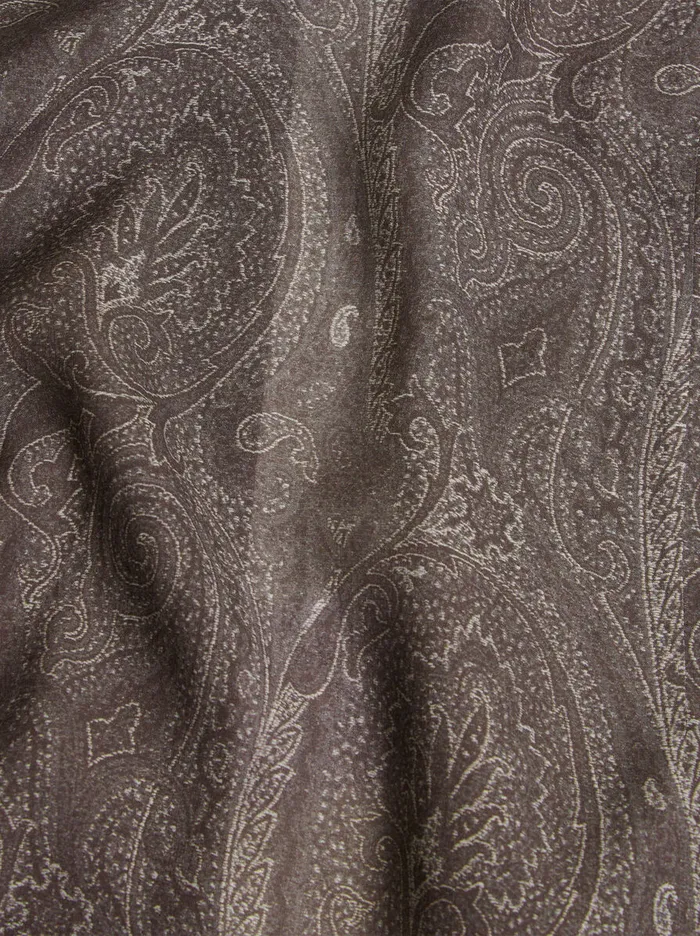 Men Etro Shirts Silk Paisley Shirt Black Men Etro Shirts Silk Paisley Shirt Black