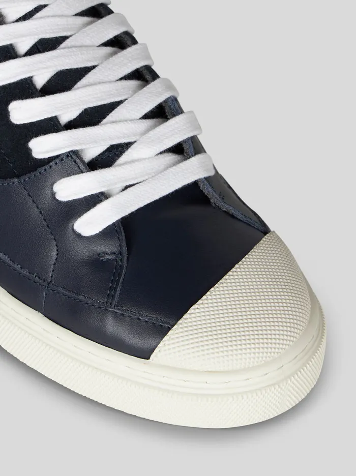 Men Etro Sneakers Leather Sneakers Navy Blue Men Etro Sneakers Leather Sneakers Navy Blue