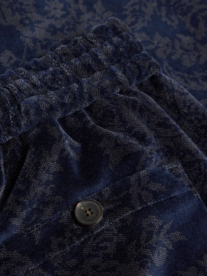 Men Etro Trousers Paisley Trousers Navy Blue Men Etro Trousers Paisley Trousers Navy Blue