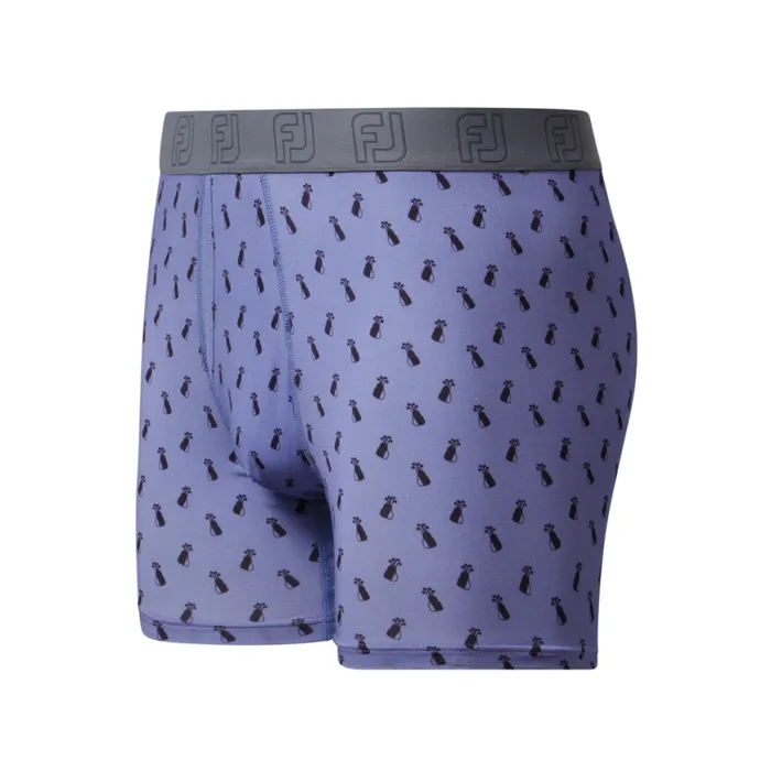 Men FootJoy Base MidLayers Golf Motif Boxer Brief Blue Violet