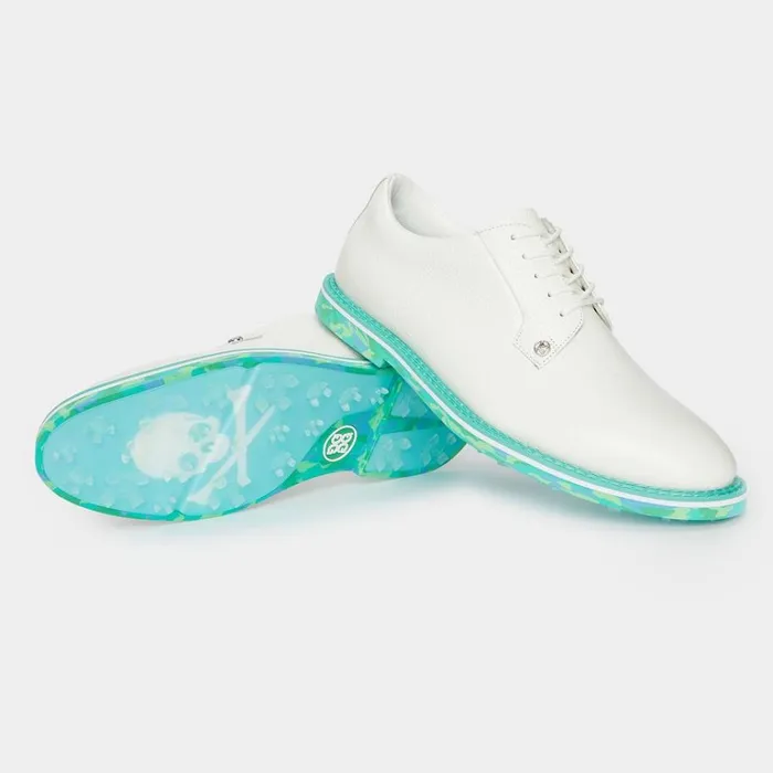 Men GFORE White Blue Camo Accent Collection Gallivanter Golf Shoes