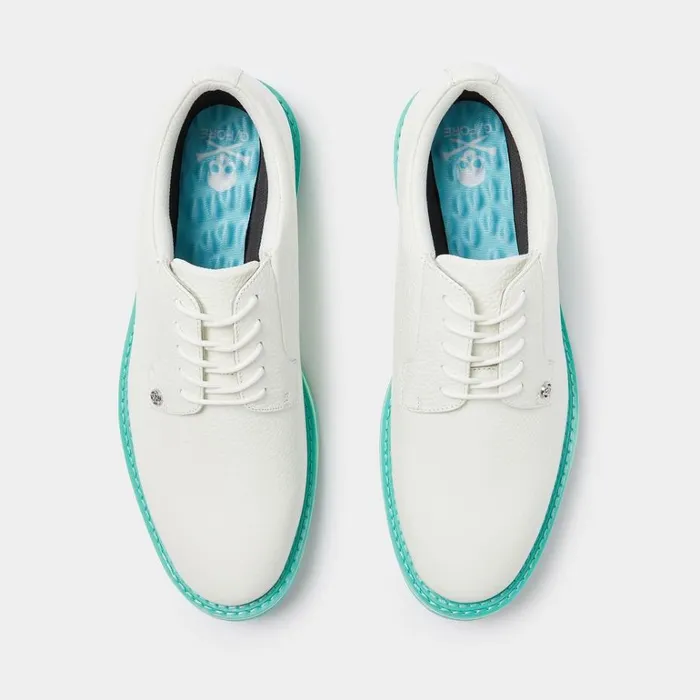 Men GFORE White Blue Camo Accent Collection Gallivanter Golf Shoes