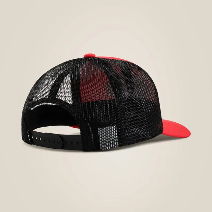 Men Hats and Caps Ariat Hexigon Logo Cap Black Men Hats and Caps Ariat Hexigon Logo Cap Black