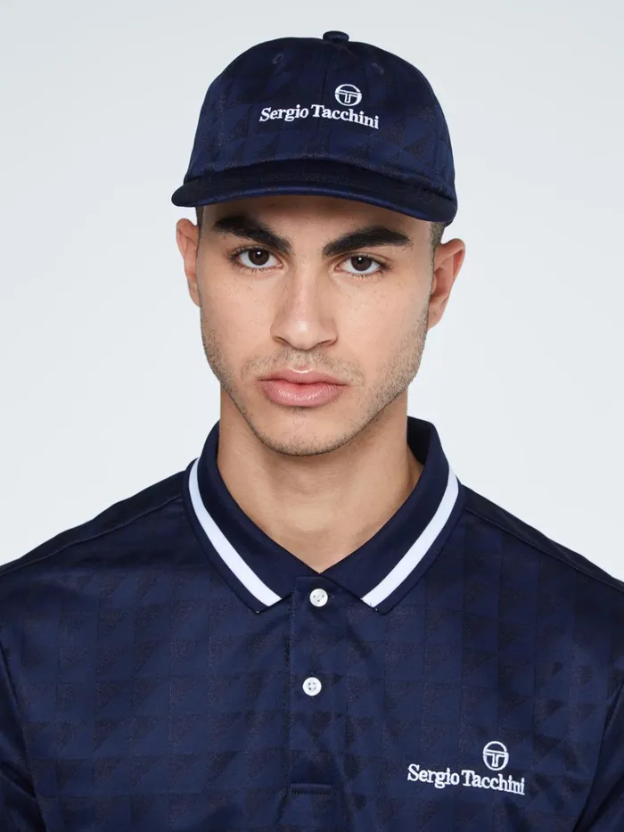 Men Headwear Sergio Tacchini Geo CapMaritime Blue