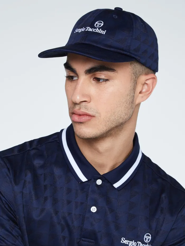 Men Headwear Sergio Tacchini Geo CapMaritime Blue