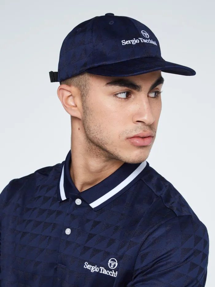 Men Headwear Sergio Tacchini Geo CapMaritime Blue