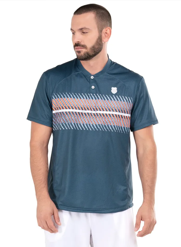 Men KSwiss TShirts and Tops POLARIS HENLEY SS Orion