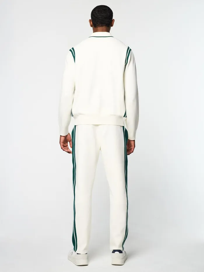 Men Knitwear Sergio Tacchini Palla Track Jacket Gardenia