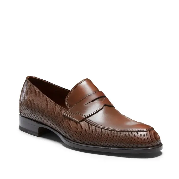 Men Leather Loafer Tobacco Brown Fratelli Rossetti Loafers
