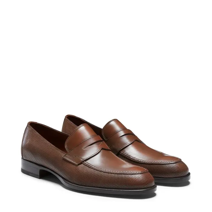 Men Leather Loafer Tobacco Brown Fratelli Rossetti Loafers Men Leather Loafer Tobacco Brown Fratelli Rossetti Loafers