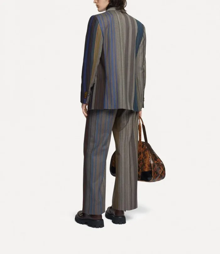 Men Loose DoubleBreasted Jacket Multi Vivienne Westwood Coats And Jackets Men Loose DoubleBreasted Jacket Multi Vivienne Westwood Coats And Jackets