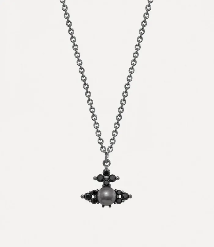 Men Man Feodora Pendant Necklace rutheniumblackczdarkgreypearl Vivienne Westwood Necklaces Men Man Feodora Pendant Necklace rutheniumblackczdarkgreypearl Vivienne Westwood Necklaces