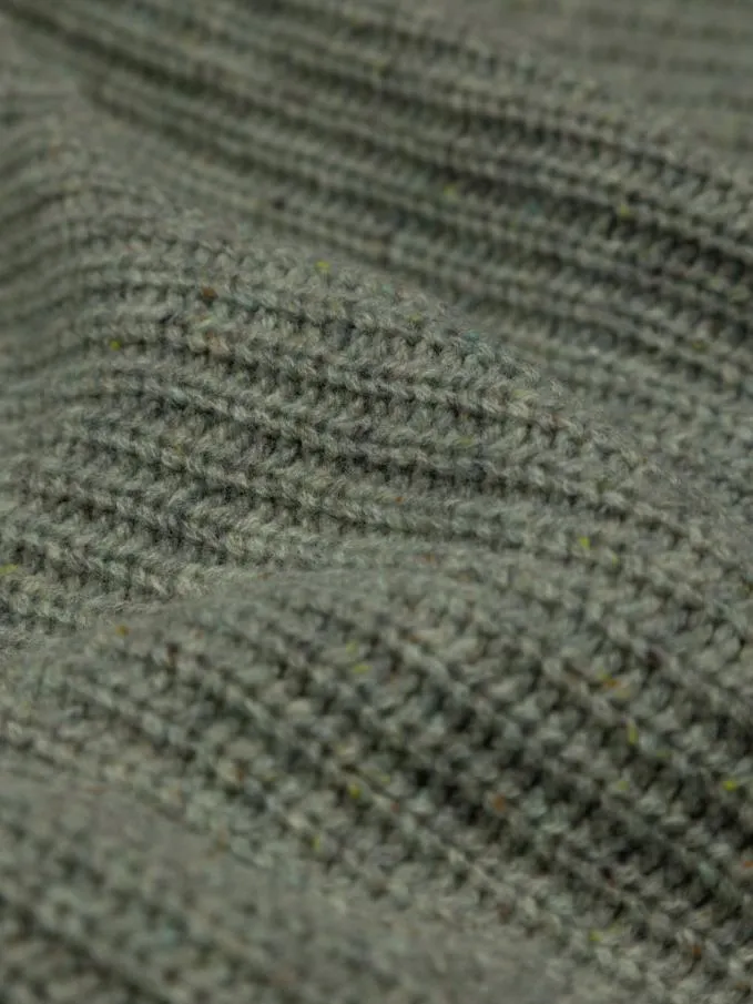 Men Mora Knit Jumper Glade Marl Finisterre Knitwear