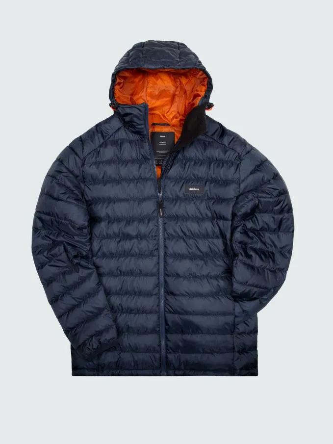 Men Nimbus Hooded Jacket Navy Finisterre Jackets Coats and Gilets