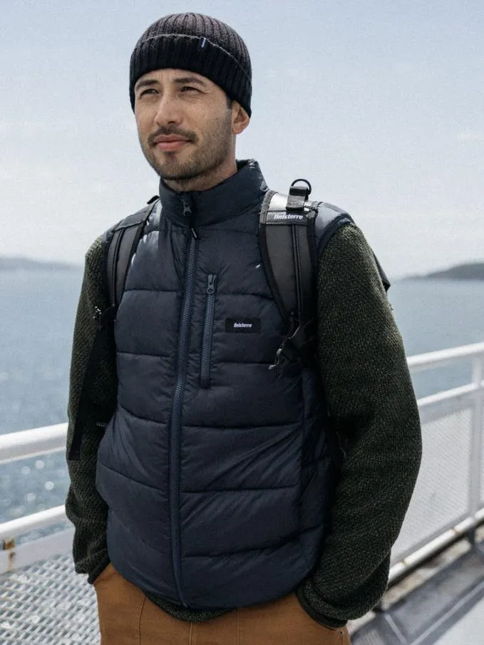Men Nimbus Insulated Gilet Navy Finisterre Jackets Coats and Gilets