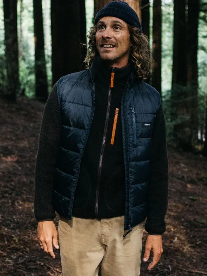 Men Nimbus Insulated Gilet Navy Finisterre Jackets Coats and Gilets