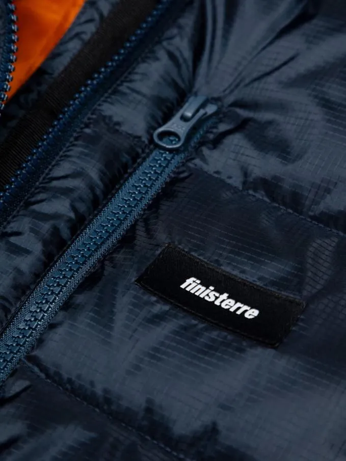 Men Nimbus Insulated Gilet Navy Finisterre Jackets Coats and Gilets