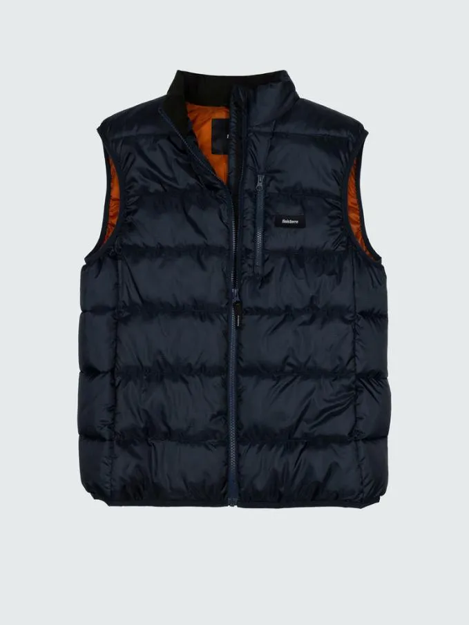 Men Nimbus Insulated Gilet Navy Finisterre Jackets Coats and Gilets